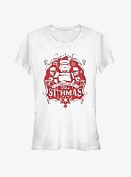 Star Wars Santa Storm Trooper Sithmas Christmas Girls T-Shirt