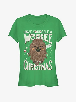 Star Wars Chewbacca Wookiee Little Christmas Girls T-Shirt