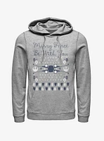 Star Wars X-Wing Merry Force Be With You Ugly Christmas Hoodie