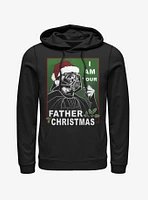 Star Wars Santa Vader Father Christmas Hoodie