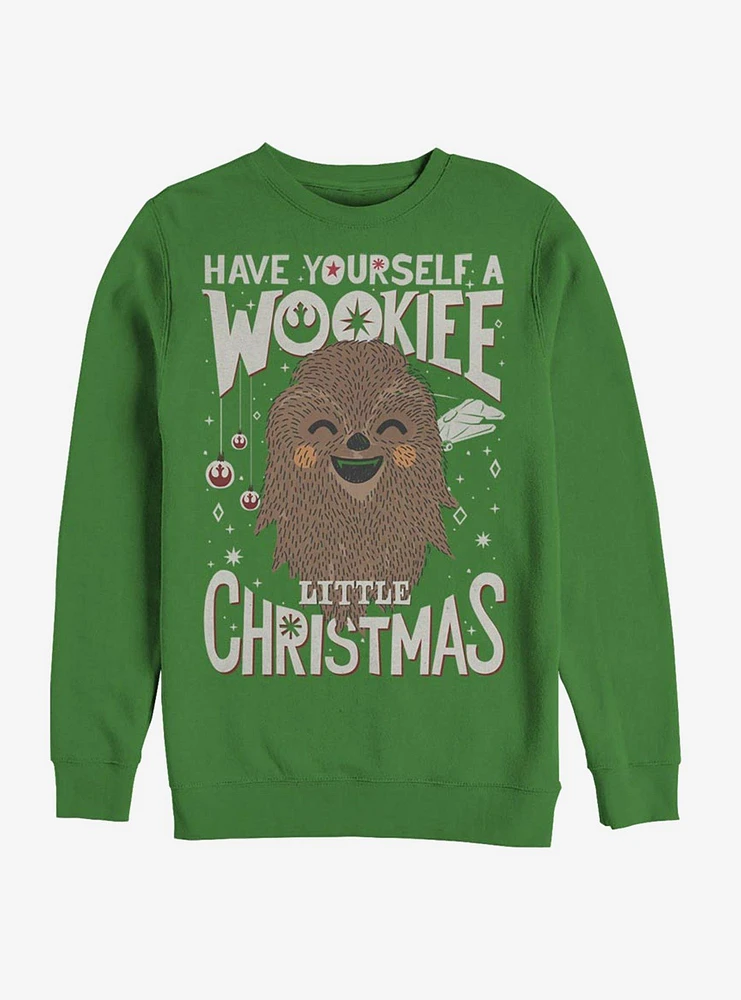 Star Wars Chewbacca Wookiee Little Christmas Crew Sweatshirt