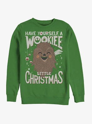 Star Wars Chewbacca Wookiee Little Christmas Crew Sweatshirt