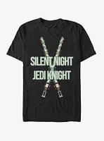 Star Wars Silent Night Jedi Knight Lightsaber T-Shirt