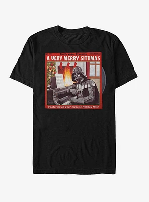 Star Wars Darth Vader Christmas Album T-Shirt