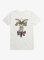 Gremlins Stripe On Bicycle T-Shirt