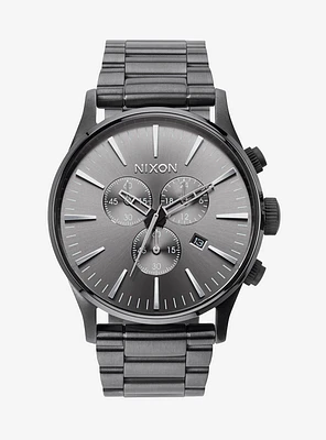 Nixon Sentry Chrono All Gunmetal Watch