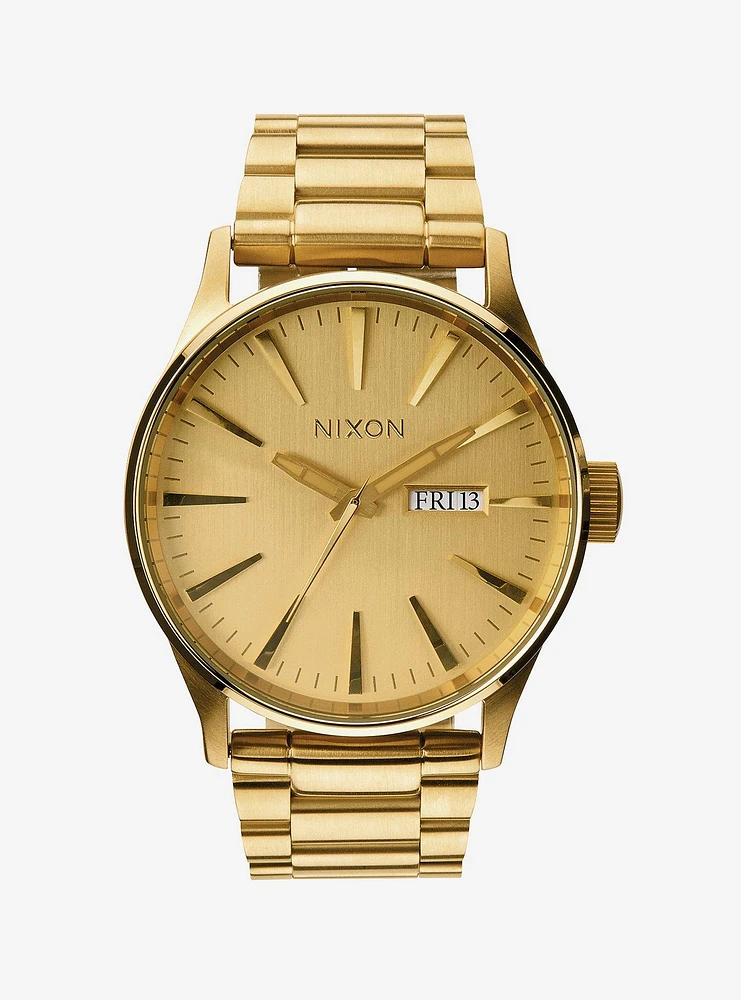 Nixon Sentry Ss All Gold Watch