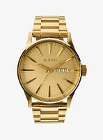 Nixon Sentry Ss All Gold Watch