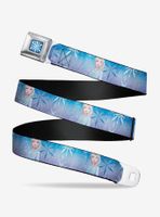 Disney Frozen 2 Mythical Elsa Pose Snowflakes Youth Seatbelt Belt