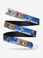 Disney Pixar Up Carl On Porch Flying House Balloons Youth Seatbelt Belt