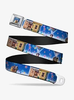 Disney Pixar Up Carl On Porch Flying House Balloons Youth Seatbelt Belt