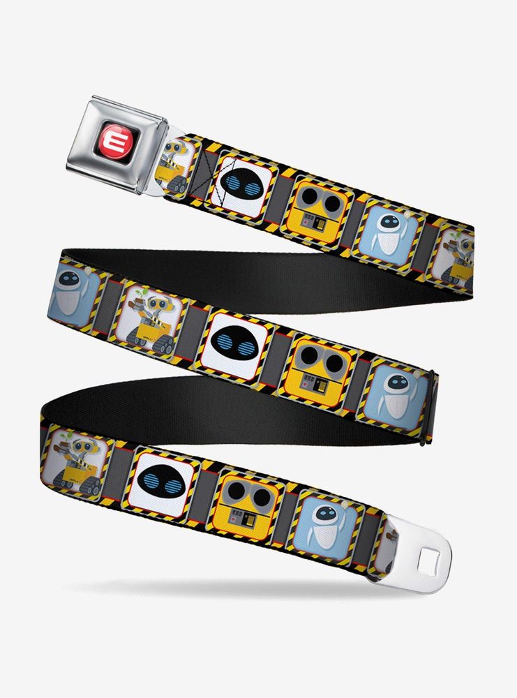 Disney Pixar Wall-E Eve Pose Face Hazard Blocks Youth Seatbelt Belt