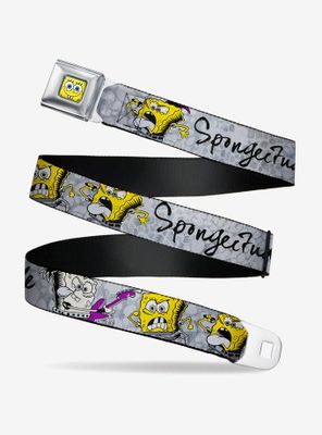 Spongebob Squarepants Poses Spongeitude Youth Seatbelt Belt