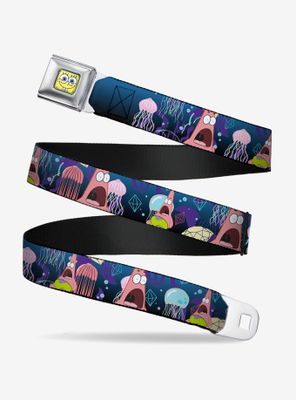 Spongebob Squarepants Surprised Patrick Starfish Jellyfish Youth Seatbelt Belt