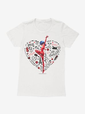 Miraculous: Tales Of Ladybug And Cat Noir Pose Womens T-Shirt