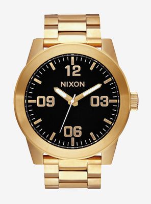 Nixon Corporal Ss All Gold Black Watch