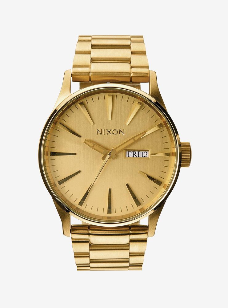 Nixon Sentry Ss All Gold Watch