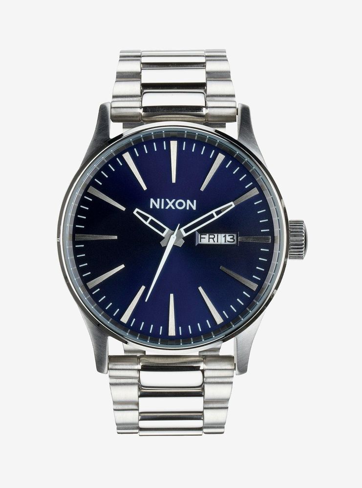 Nixon Sentry Ss Blue Sunray Watch