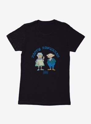 Rugrats Ben And Didi Boris Happy Hanukkah Womens T-Shirt