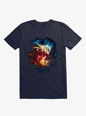 Synchronize Galaxy Navy Blue T-Shirt