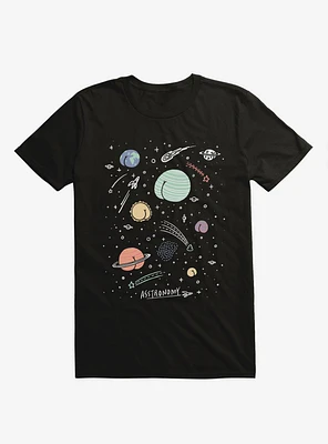 Asstronomy Space Black T-Shirt