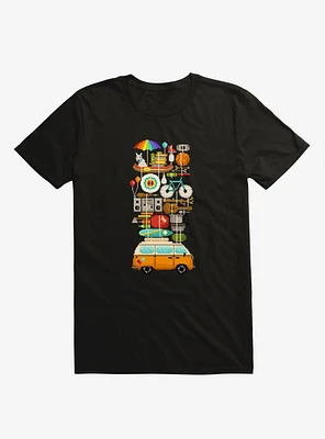 Best Trip Ever 8-Bit Black T-Shirt