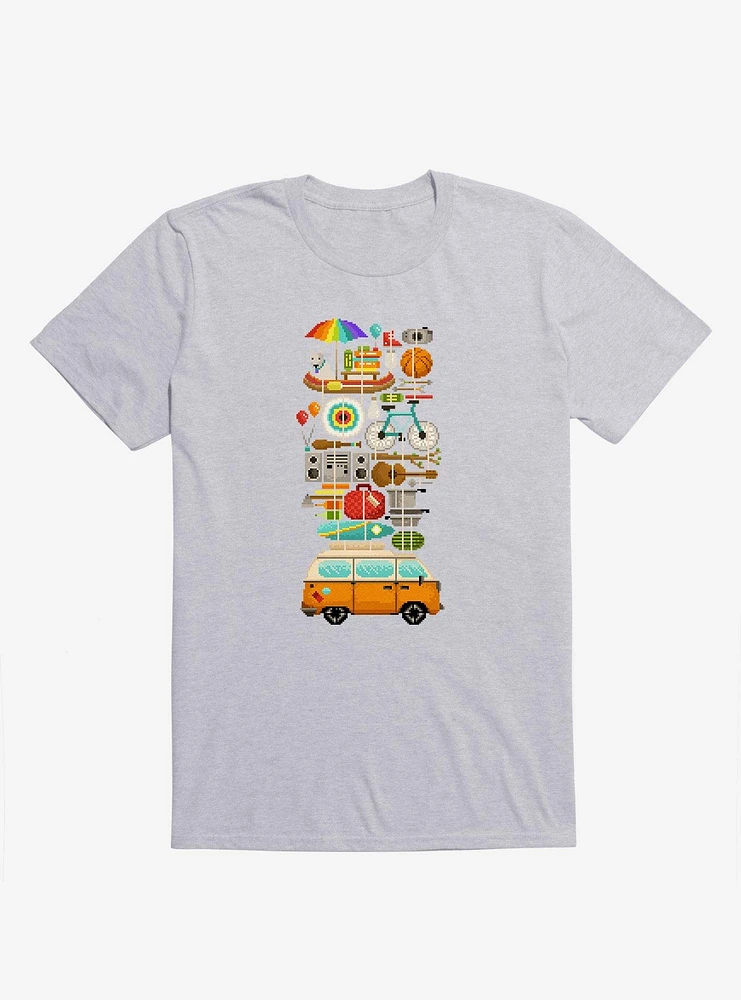 Best Trip Ever 8-Bit Sport Grey T-Shirt