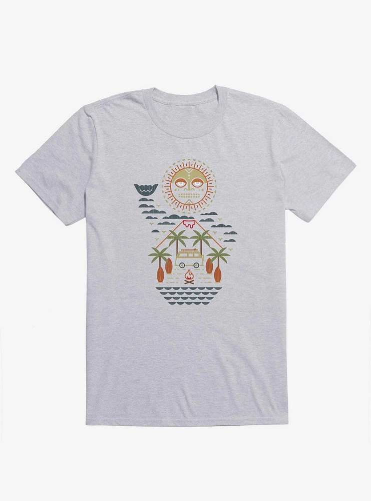 Freaky Tiki Sport Grey T-Shirt