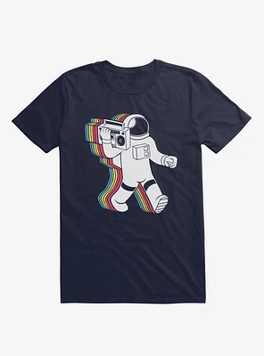 Funkalicious Astronaut Space Navy Blue T-Shirt