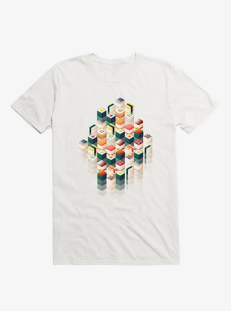 Maki Matrix Sushi White T-Shirt