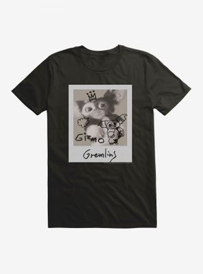 Gremlins Gizmo Black And White Polaroid T-Shirt