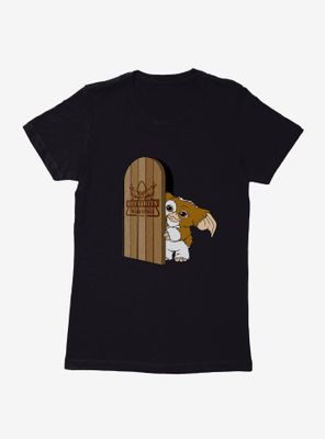 Gremlins Gizmo Off Limits Door Womens T-Shirt