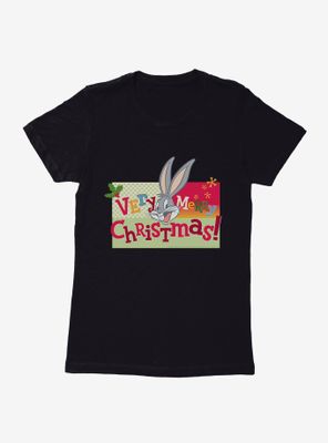 Looney Tunes Holiday Bugs Bunny Very Merry Christmas Womens T-Shirt