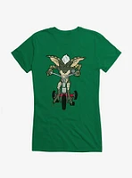 Gremlins Stripe On Bicycle Girls T-Shirt