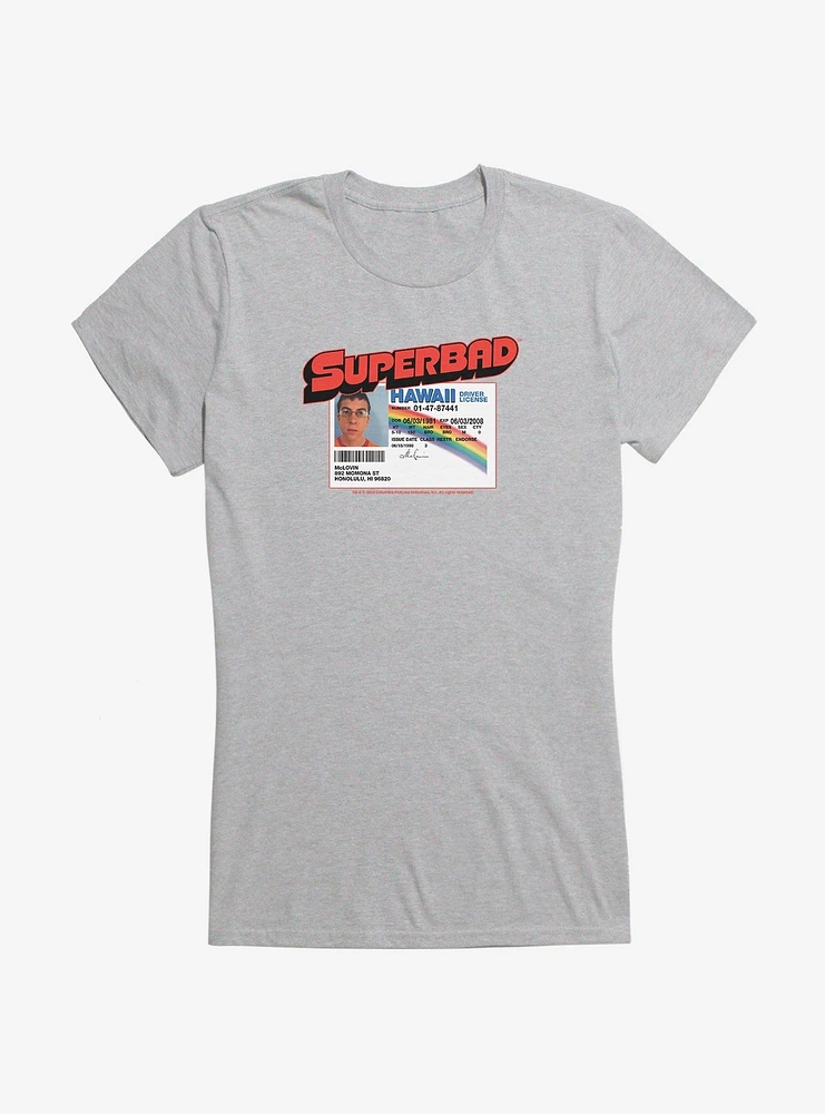 Superbad McLovin Driver's License Girls T-Shirt