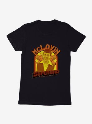 Superbad McLovin Stars Womens T-Shirt