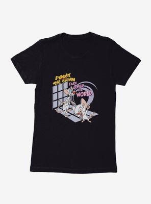 Animaniacs Pinky And The Brain Takeover Womens T-Shirt