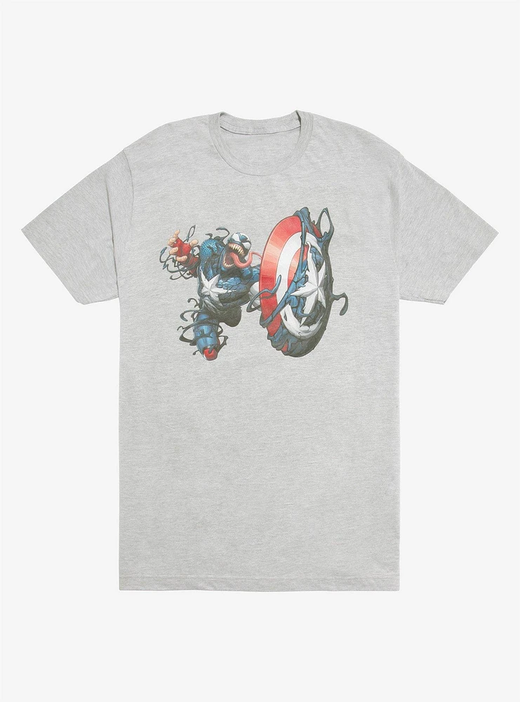 Marvel Venom Captain America T-Shirt