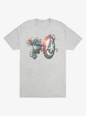 Marvel Venom Captain America T-Shirt