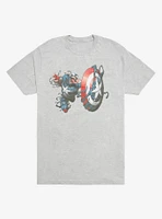 Marvel Venom Captain America T-Shirt