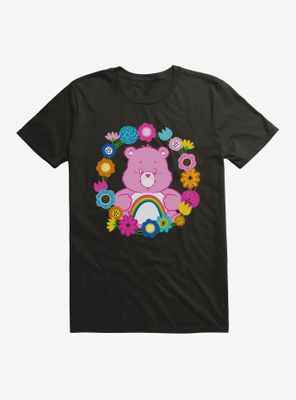 Care Bears Cheer Bear Floral T-Shirt