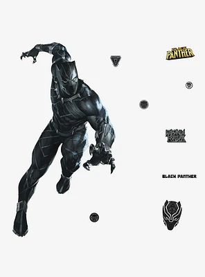 Marvel Black Panther Peel And Stick Giant Wall Decals