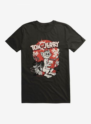 Tom And Jerry Firecracker Prank T-Shirt