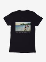 Studio Ghibli Ocean Waves Womens T-Shirt