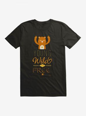 Care Bears Comic Art Wild And Free T-Shirt