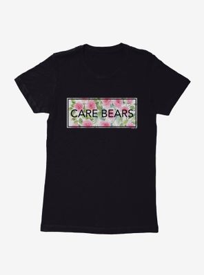 Care Bears Bold Floral Script Womens T-Shirt