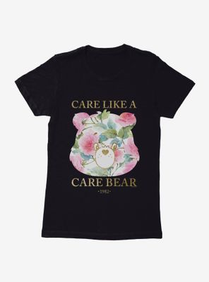 Care Bears Like A Bear Floral Womens T-Shirt