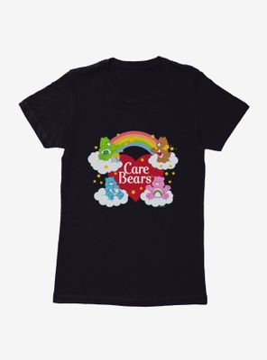 Care Bears Friends On Clouds Womens T-Shirt