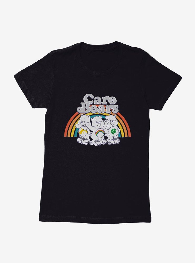 Care Bears Skating Together Womens T-Shirt