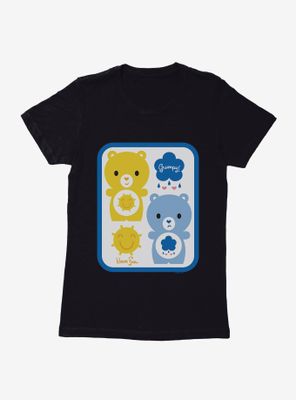 Care Bears Cartoon Funshine Grumpy Icons Womens T-Shirt